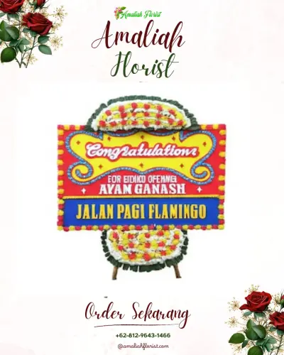 Bunga Papan Congratulation di Balongbendo